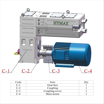 Beli Torsi Tinggi 20CrMnTiA Vertikal Gear Box Untuk Twin Screw Extruder online manufacture
