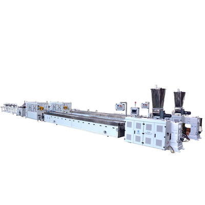 Beli Mesin Pengekstrusi Profil PVC Plastik Sistem Kontrol PLC Siemens Motor online manufacture