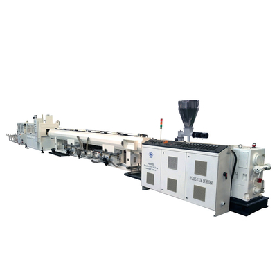 Beli Lini Produksi Pipa Limbah Pengolahan Air PVC Efisiensi Tinggi 110-200mm Dengan ZS65/132 Output 420kg/jam 8ton/hari online manufacture