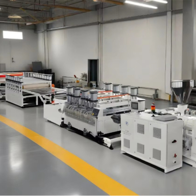 Beli Shenzhen HYPET Carbon Crystal Plate Extrusion Production Line /Three Layers PVC Foam Board Equipment Making Machine Manufacturer online manufacture