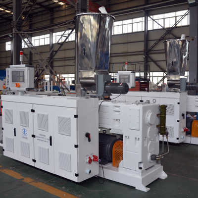 Beli Shenzhen HYPET 65/132 dalam mesin ekstrusi PVC motor 37kw Conic Twin Screw Extruder online manufacture