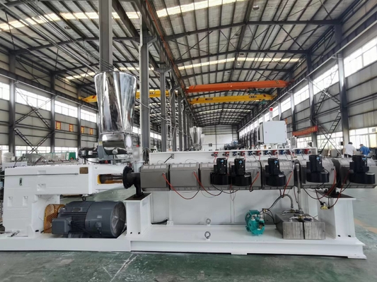 Beli Shenzhen HYPET PS75/38  95/38  125/38 High Efficient And High Speed Parallel Twin Screw Plastic Extruders online manufacture