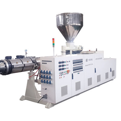 Beli Counter Rotating Paralel Twin Screw Extruder Mesin Ekstrusi Plastik HYPS92/28 online manufacture