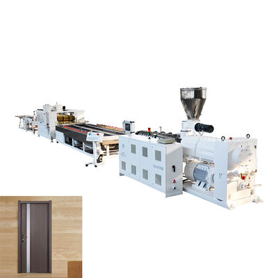 Beli Mesin Pembuat Papan Wpc Lebar 1000mm Jalur Produksi Pintu Wpc online manufacture