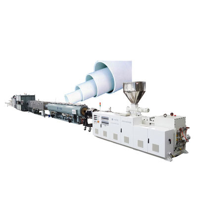 Beli Garis Ekstrusi Pipa PVC Dengan Output Extruder Sekrup Ganda ZS80/173 Lebih Dari 700kg / jam online manufacture