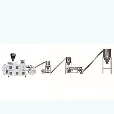 Beli Kayu Plastik Komposit Campuran Pelleting Extruder HDPE / LDPE / PP / PET Pellet Membuat Mesin, PVC WPC Granules Membuat Mesin online manufacture