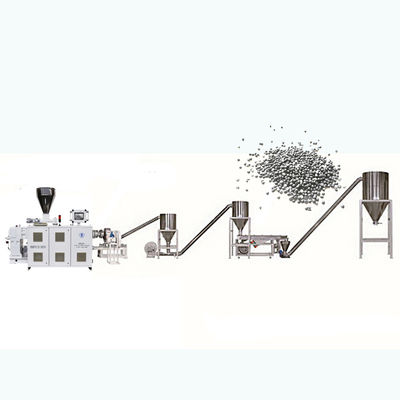 Beli Garis Pelletizing Plastik / Mesin Pembuat Butiran PVC 200 - 1000kg / H online manufacture