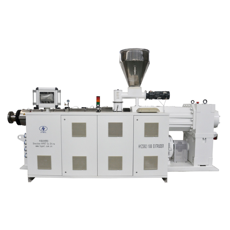 PVC Conic Twin Screw Double Screw Extruder ZS110/220 Dengan 200kw Output Tinggi Hidup Lebih Lama