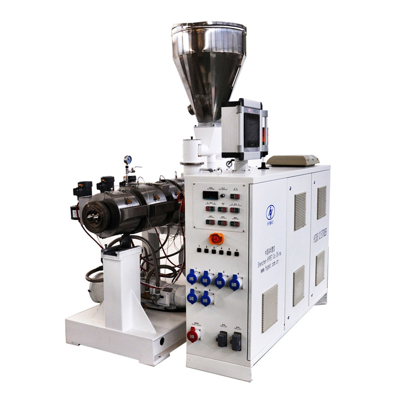 Grace Machinery 65/132 Conical Double Twin Screw Extruder Untuk Profil / Pipe PVC