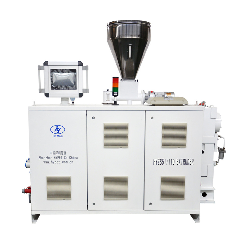Plastik PVC Konik Twin Screw Extruder untuk 65/132 55/120 51/110 45/100 mm