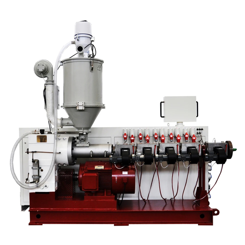 kecepatan HYSJ65/33 55kw Single Screw Extruder untuk PPR/PPH Pipe Three Layers PPR Composite Tube