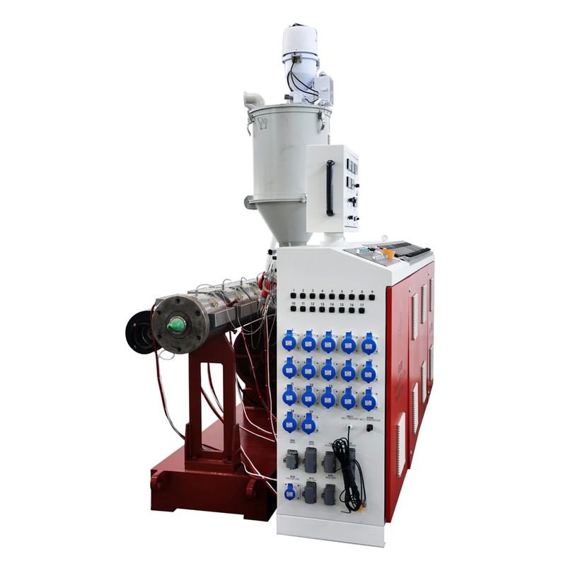 kecepatan HYSJ65/33 55kw Single Screw Extruder untuk PPR/PPH Pipe Three Layers PPR Composite Tube