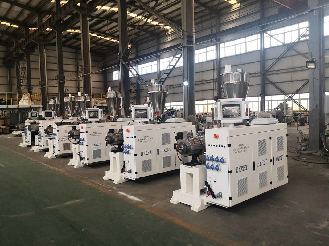 ZS65/132 Mesin ekstruder sekrup ganda kerucut untuk lini produksi profil luar WPC