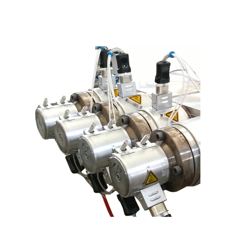 High Output PVC UPVC CPVC Four Pipe Production Line Mesin Ekstrusi 16-32mm 20-63mm Untuk Pipa Drainase Tabung Saluran