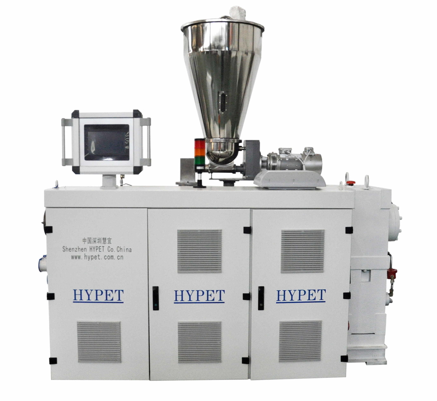 High Output 90-160mm PVC UPVC pipa air drainase pipa limbah pembuatan mesin dengan HYPET 65/132 Twin Scew Extruder