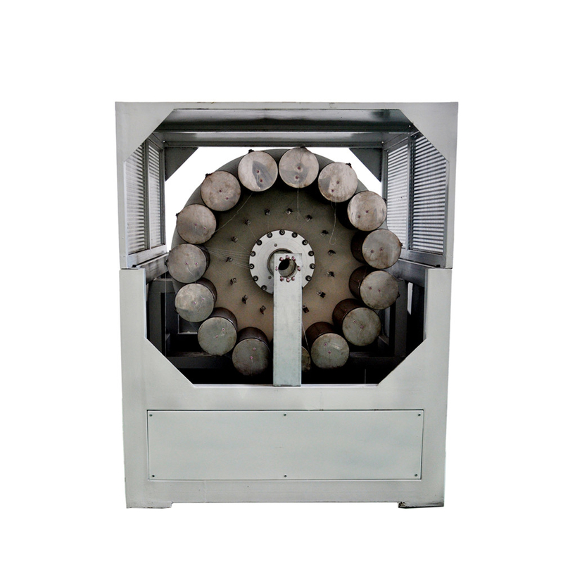 10-38mm 0,5-2 inci Serat diperkuat PVC Pipe Machine Fleksibel ventilasi Saluran Saluran Soft Pvc Pipe Line Produksi