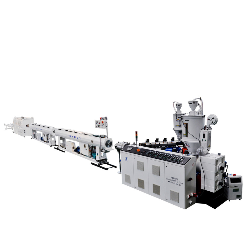 160-400mm Pipe Making Machine HDPE Extrusion Line Kapasitas Tinggi Untuk HDPE/PE/PP/PPR SJ90/38