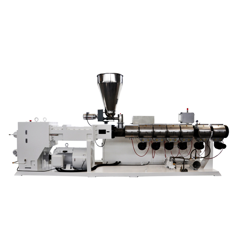 Delta HYPS125/28 Paralel Twin Screw Extruder Untuk pipa pembuangan limbah pipa PVC