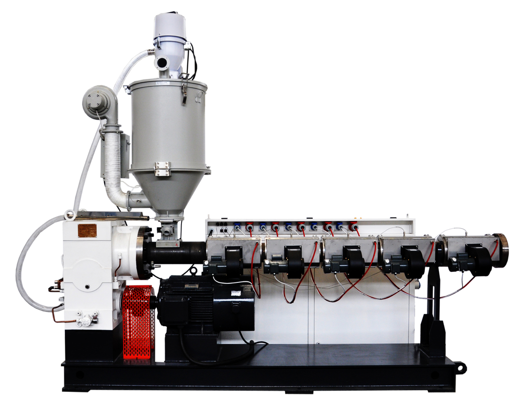 HYSJ55/34 37kw Single Screw Extruder untuk HDPE PE PERT Tekanan Air/Gas Pipa Kimia