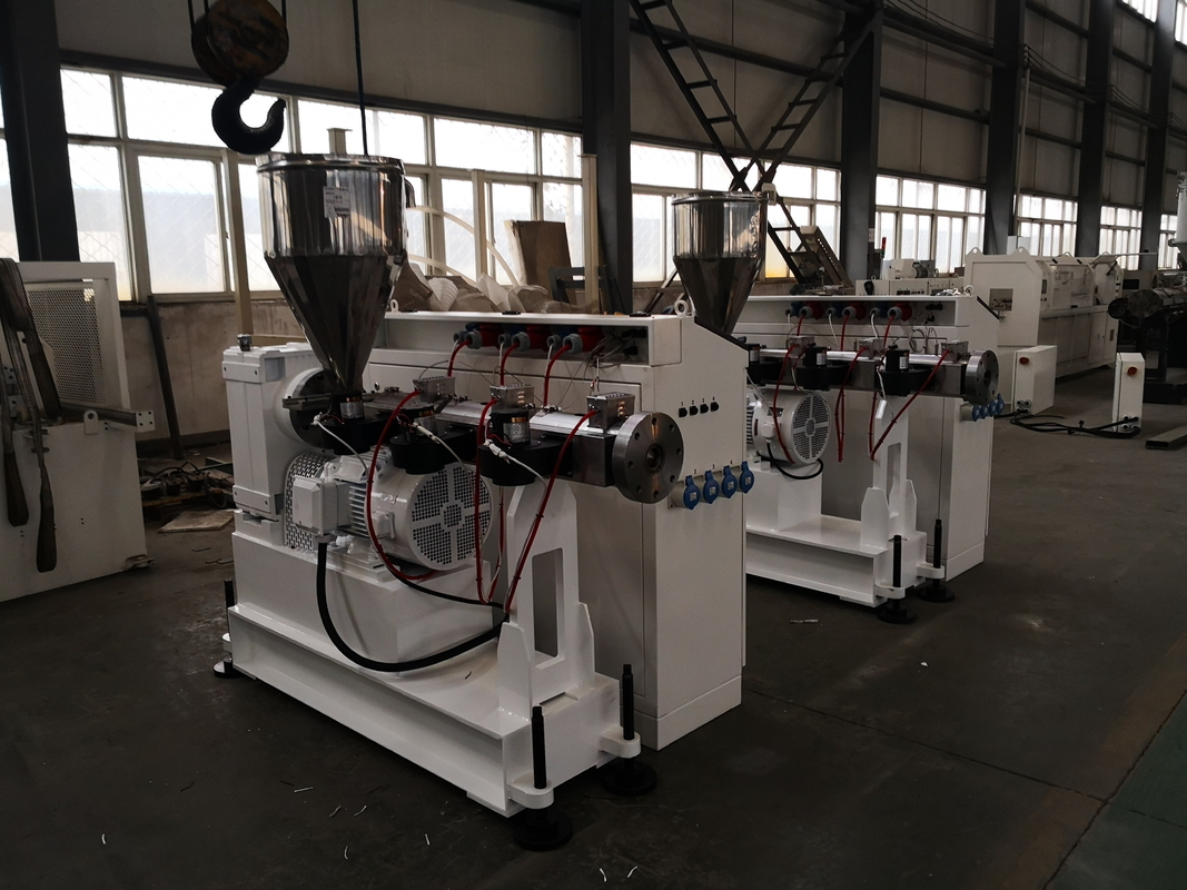 HDPE LDPE PE pipa profil pelet sheet grid board single screw Extruder SJ120/28 75kw 300kg/h mesin ekstrusi