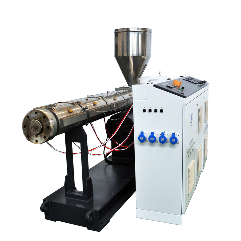 Air Daur Ulang Pelletizing Single Screw Extruder SJ75/28 22kw 120kg/h Mesin Ekstrusi Plastik Industri