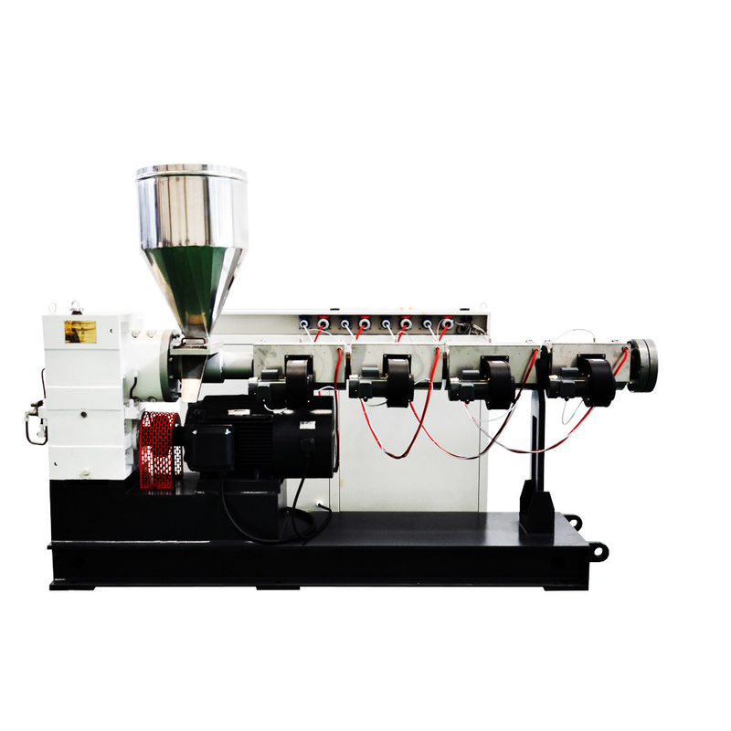 Bahan limbah daur ulang LDPE HDPE PP Mesin ekstrusi plastik sekrup tunggal Extruder SJ75/30 untuk profil pipa pelet