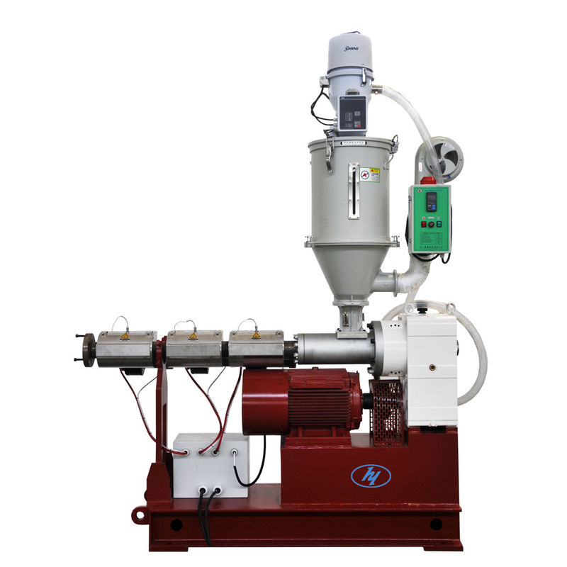 Kecepatan output tinggi efisiensi tinggi Peralatan Sekrup Tunggal Produksi Line Extruders SJ45/30 22kw 70kg/h