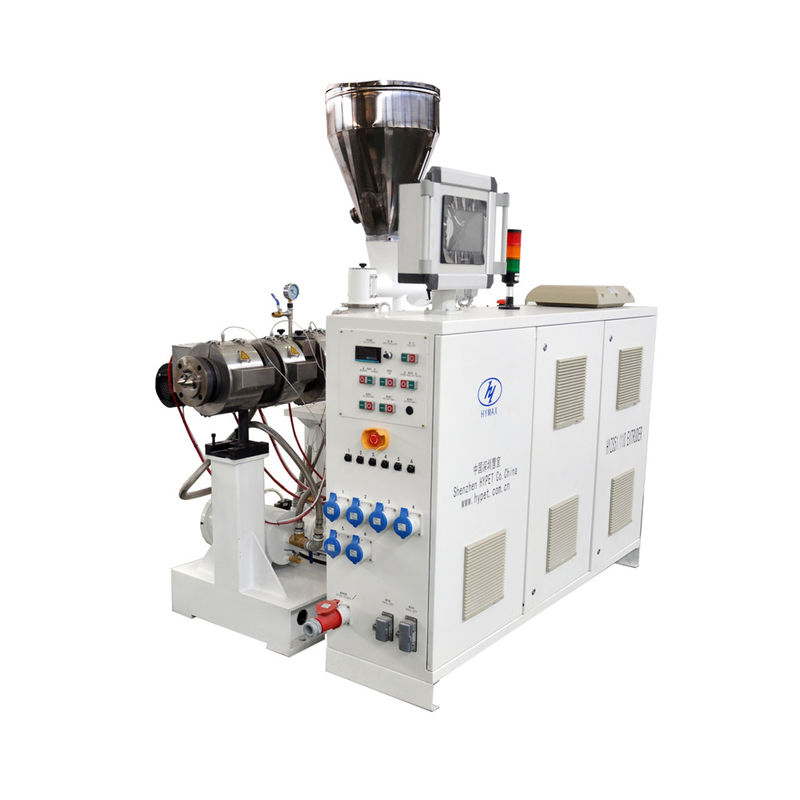 200kg/jam HYZS51/110 Twin Screw Double Screw Extruder Untuk Produk PVC Hard Soft