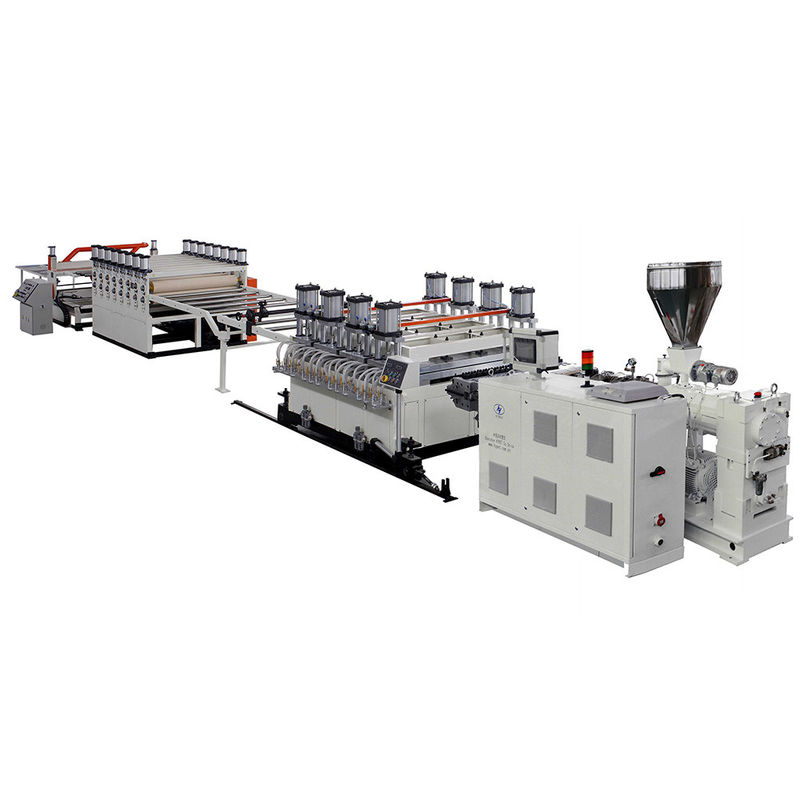 Mesin Ekstrusi Papan Busa PVC Lebar Maks 1220 / Mesin Pembuat Papan Wpc 400kg / H
