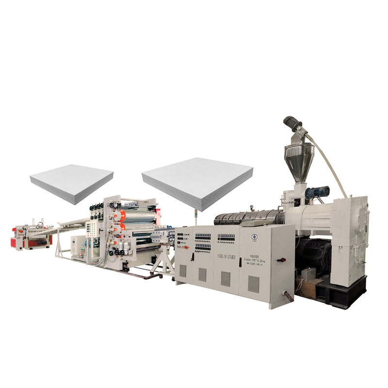 WPC PVC Bebas Kulit Hard Foam Crust Board Plastic Extruder Machine Untuk Dekorasi Furnitur Rumah Iklan
