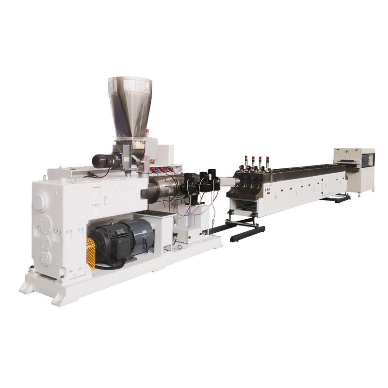 16/20/25/32mm PVC Four Cavity Station Outlet Wire Pipe Extrusion Line Untuk Pipa Saluran Listrik