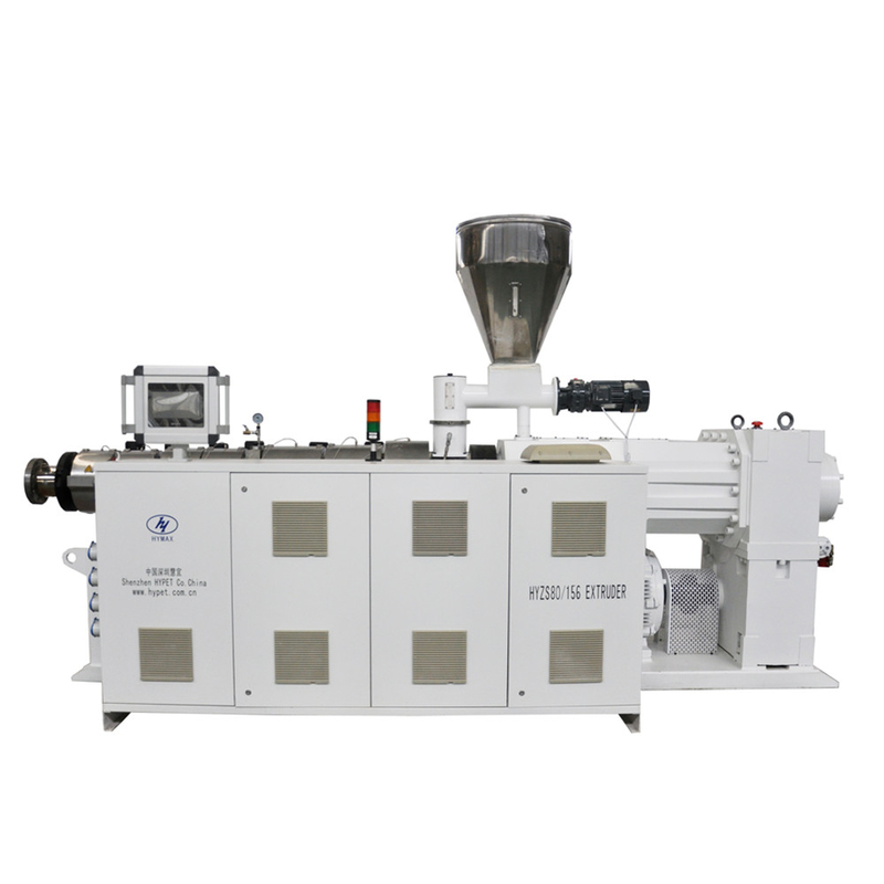 75kw Motor PVC ZS80/173 Twin Screw Extruder untuk Euro Tech Conic Output 750kg/h